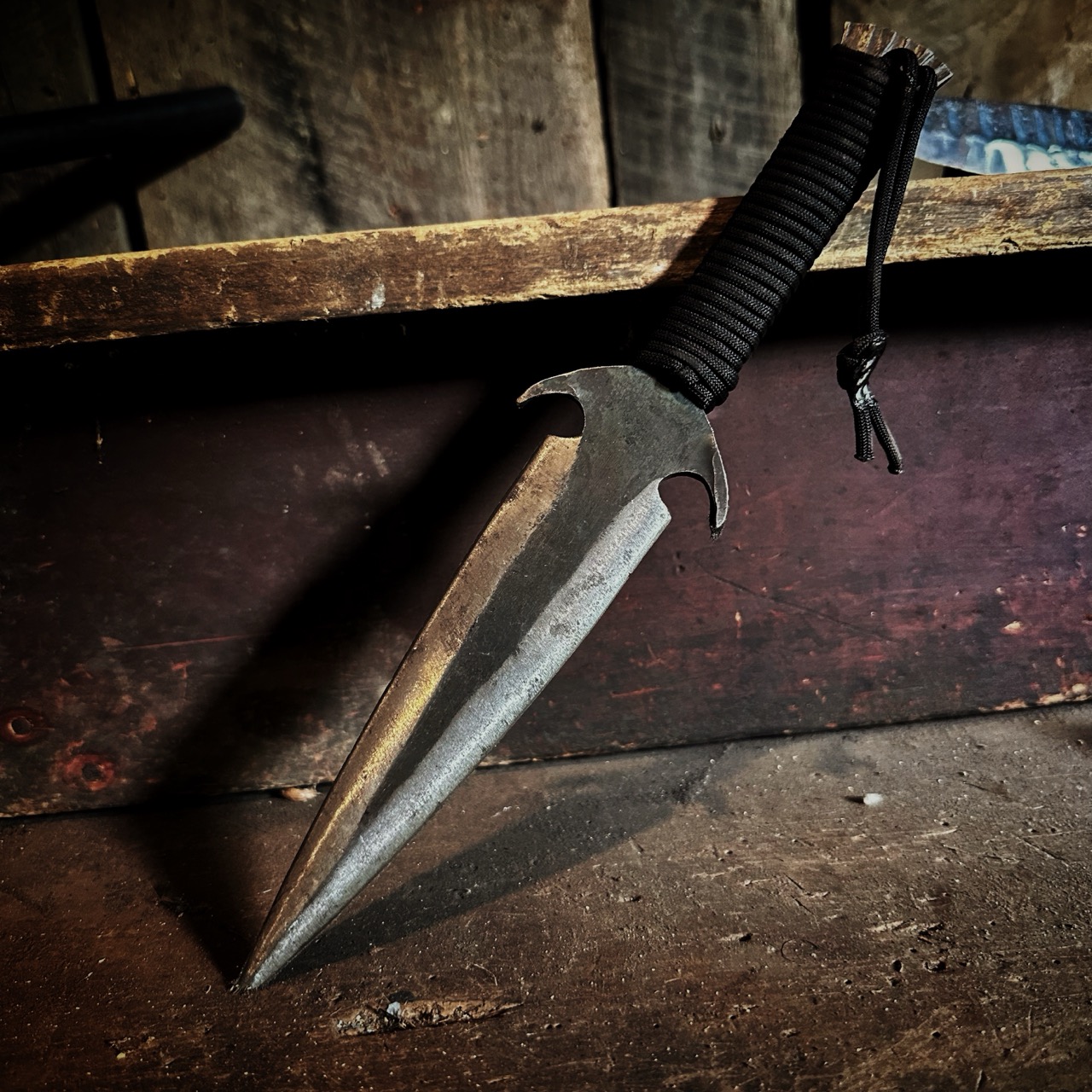 Hand-forged dagger